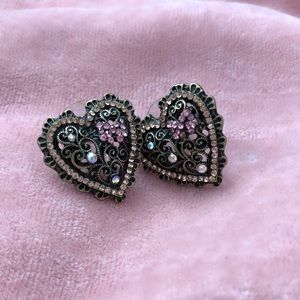 Juicy Couture Heart Stud Earrings